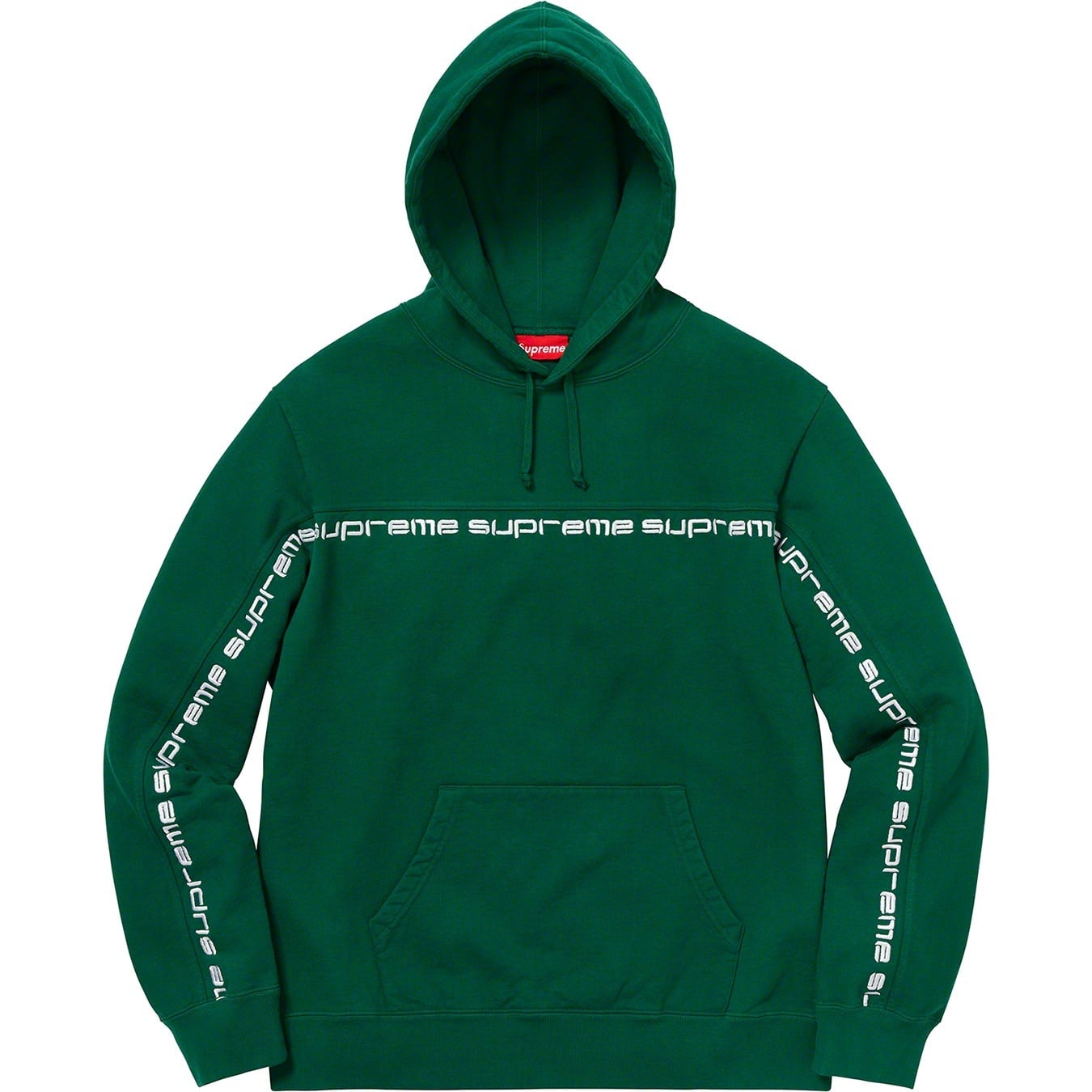 Text Stripe Hooded Sweatshirt view 5